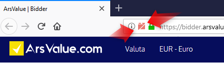 Abilitazione Icona | Firefox